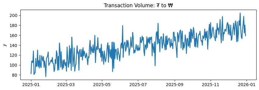 Transaction Volume Series